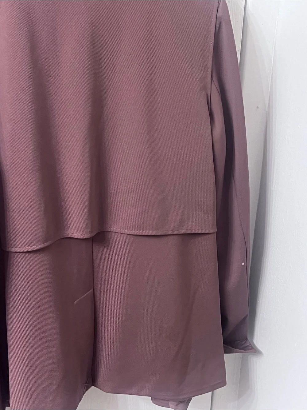 Adrianna Papell Dusty Mauve Trench Coat